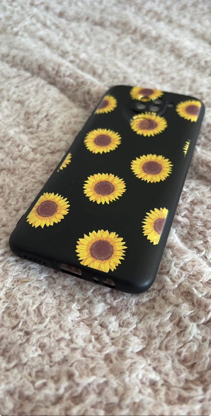 Black Sunflower Phone Case - photo 2