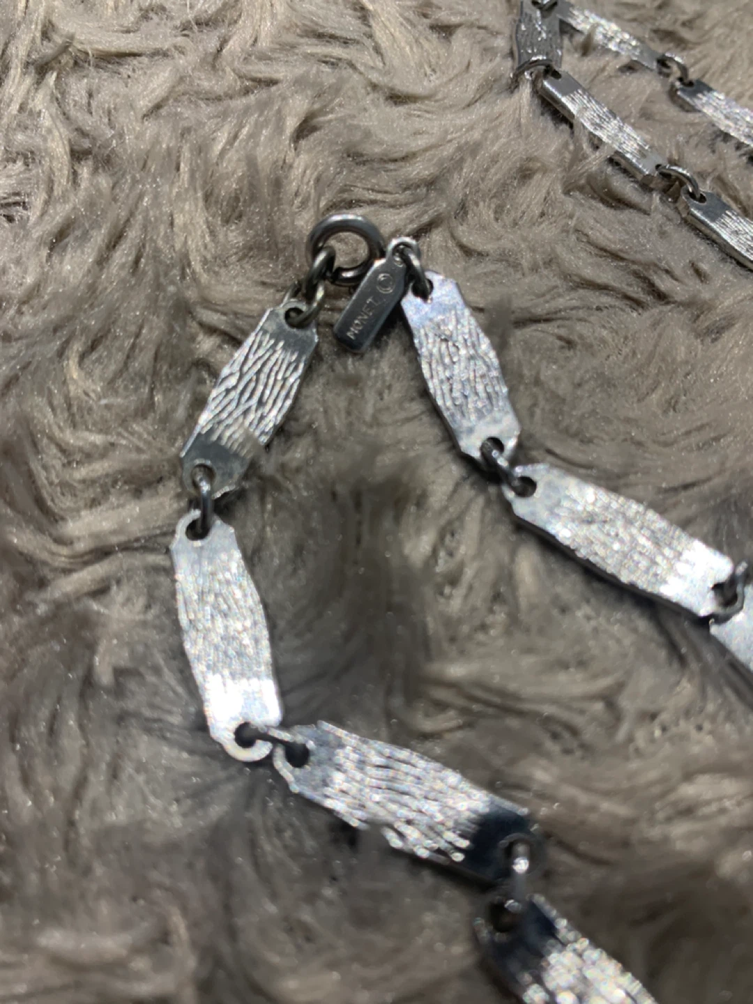 Monet Silver Tone Necklace 36 inches - photo 3