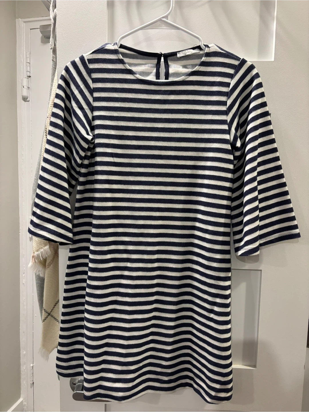 Zara Striped Long Sleeve Dress