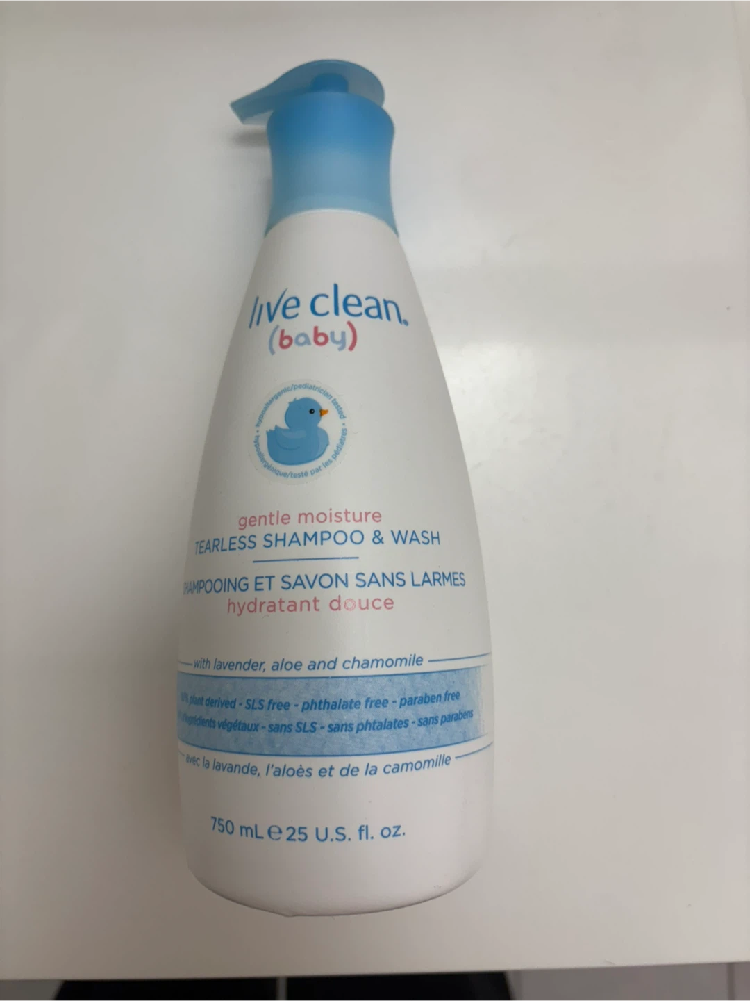 Live Clean Baby  Shampoo & Wash 750ml $10