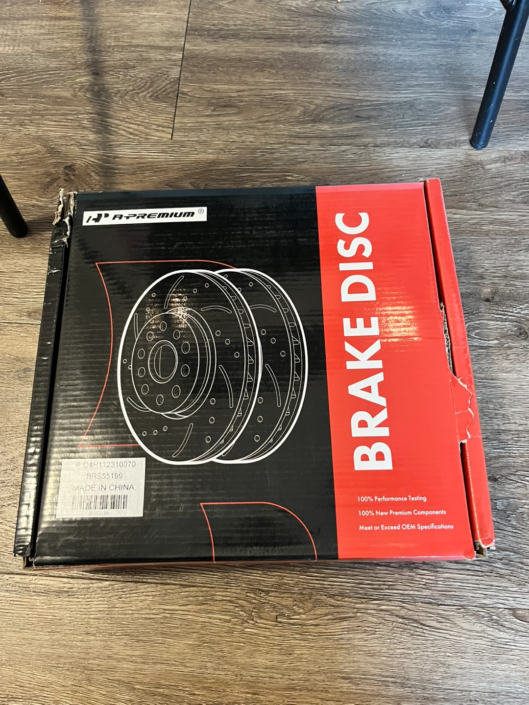 R-Premium Slotted Brake Discs (Pair) 🏆