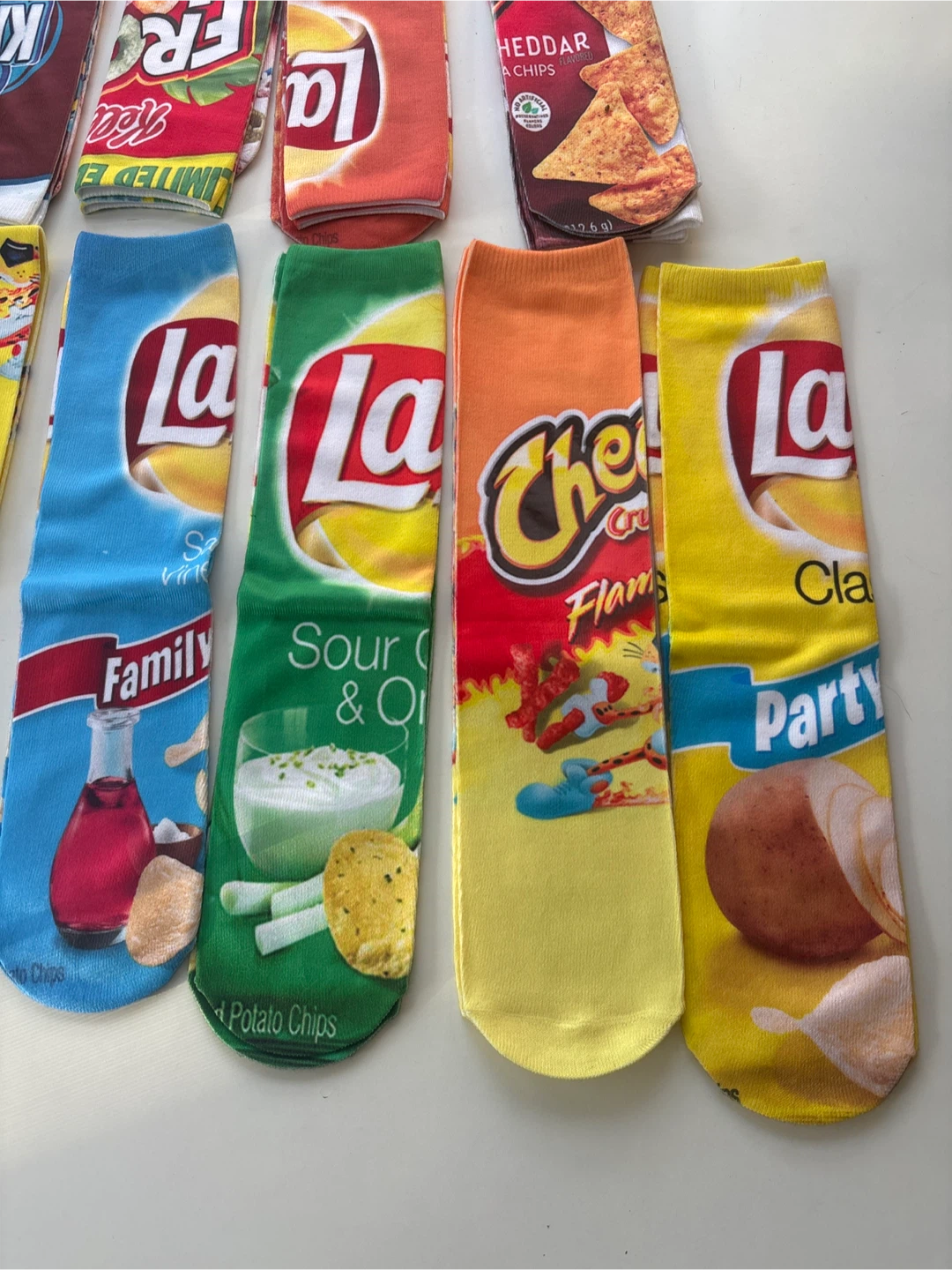 Lay's & Cheetos Snack Inspired Novelty Socks - photo 2