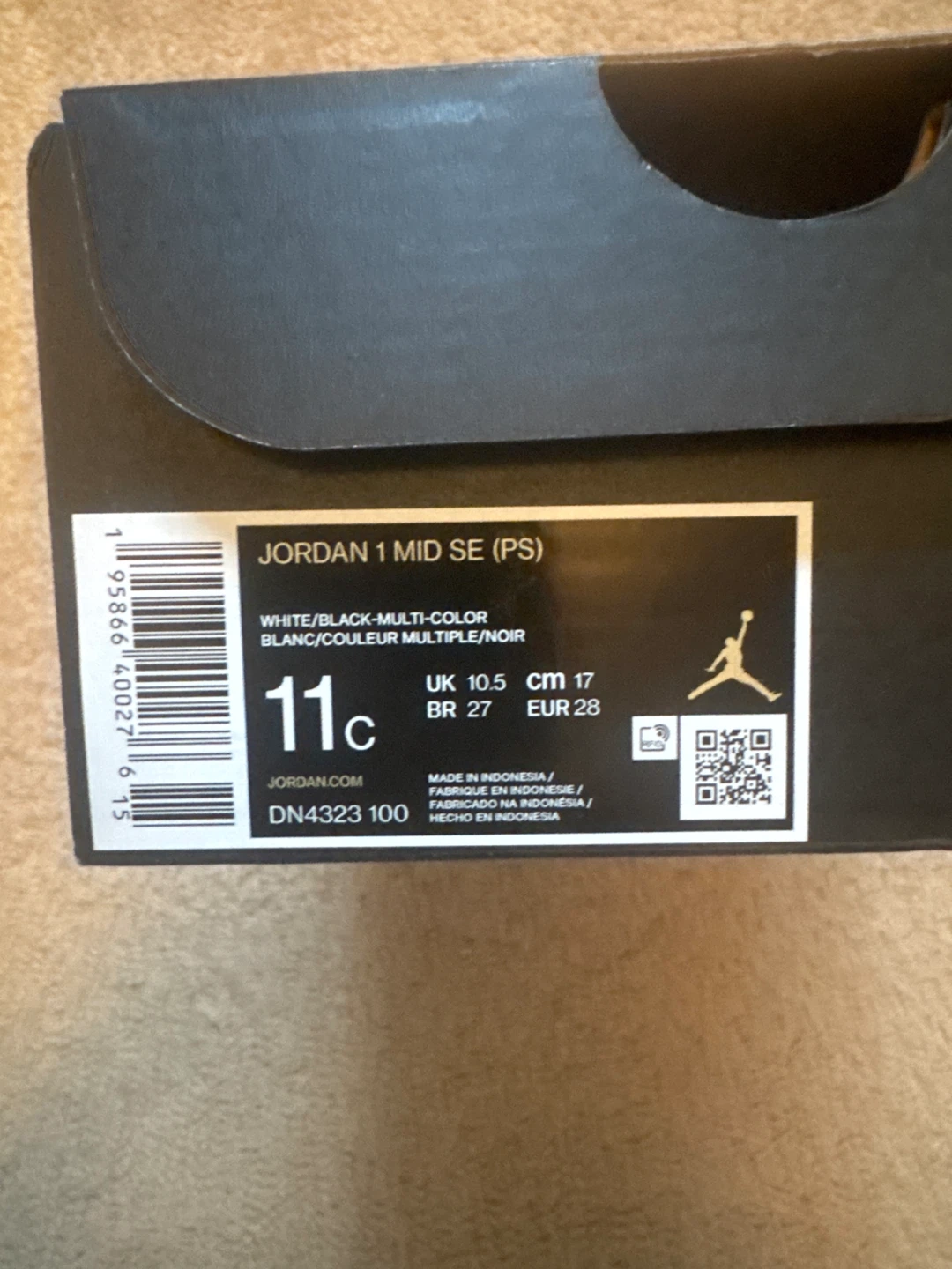Jordan 1 Mid SE (PS) Shoes - photo 3