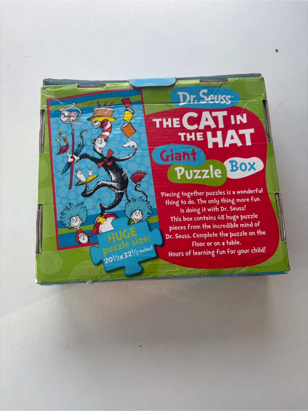 Dr. Seuss The Cat in the Hat Giant Floor Puzzle 48 Pieces - photo 2