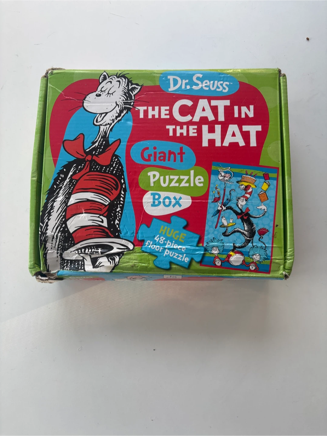 Dr. Seuss The Cat in the Hat Giant Floor Puzzle 48 Pieces