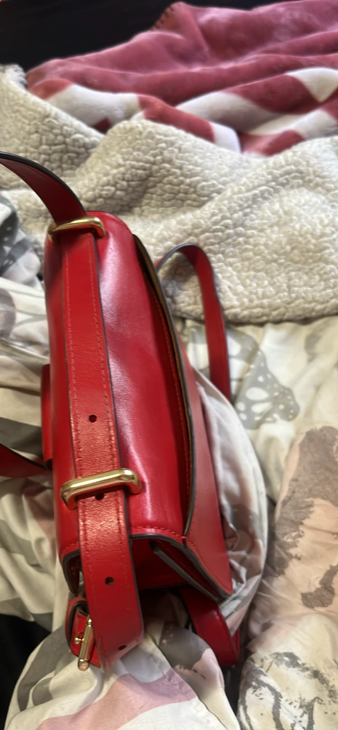 Coach Red Leather Shoulder Bag - photo 2