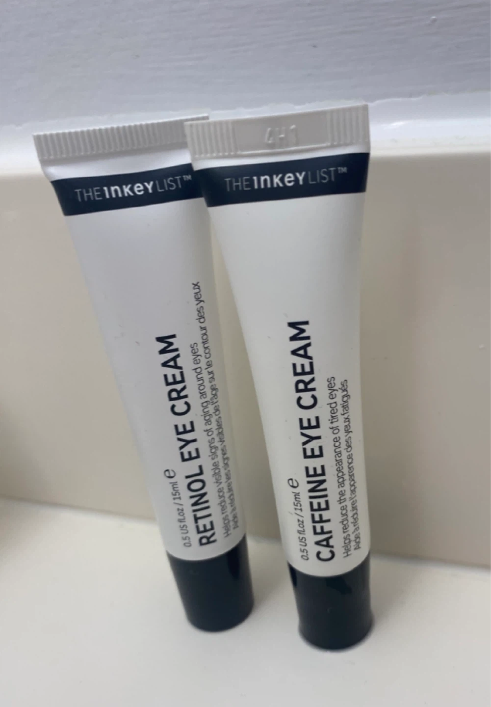 The Inkey List Retinol Eye Cream & Caffeine Eye Cream Set
