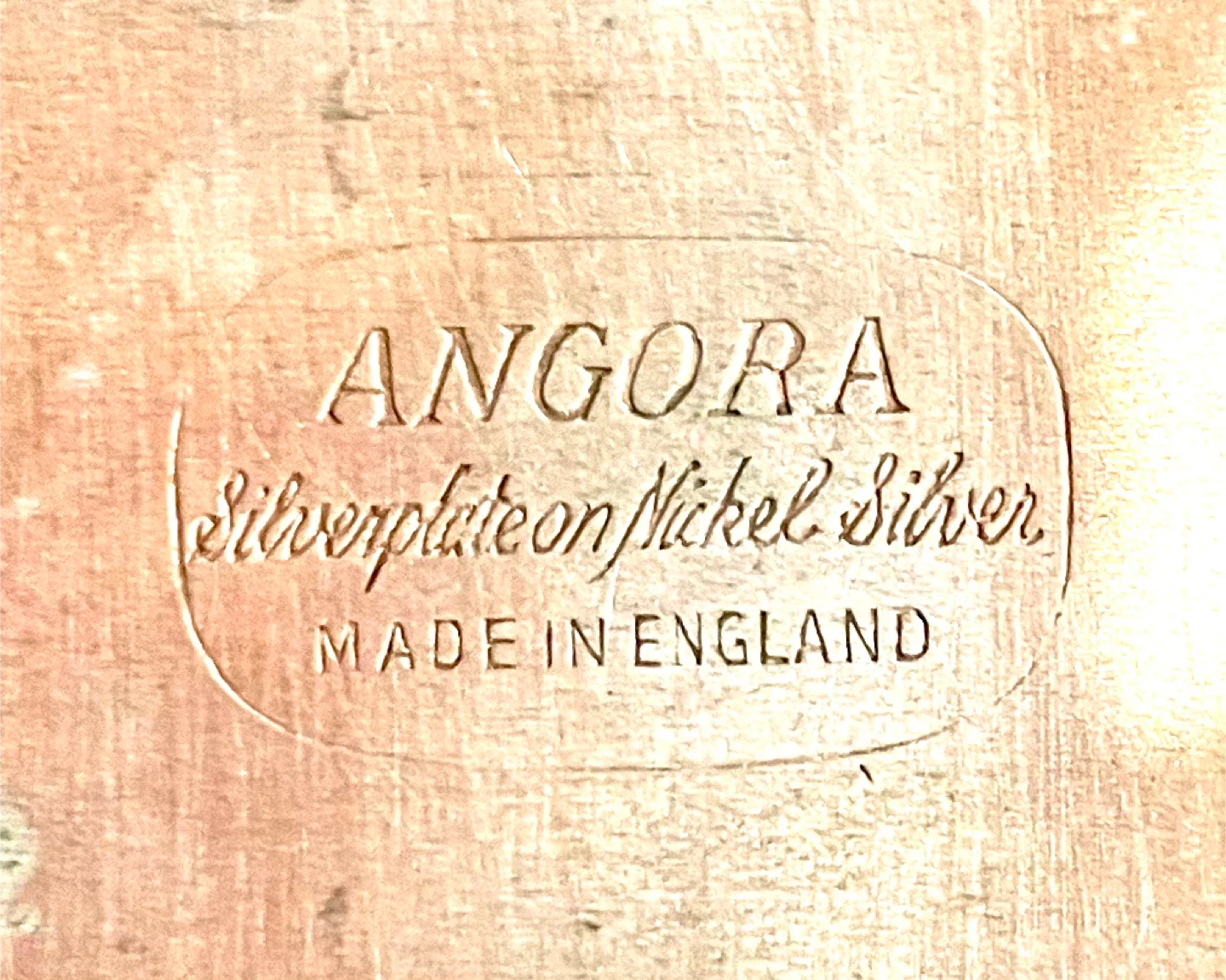 Angora Silverplate Tray Platter Made in England 🏆