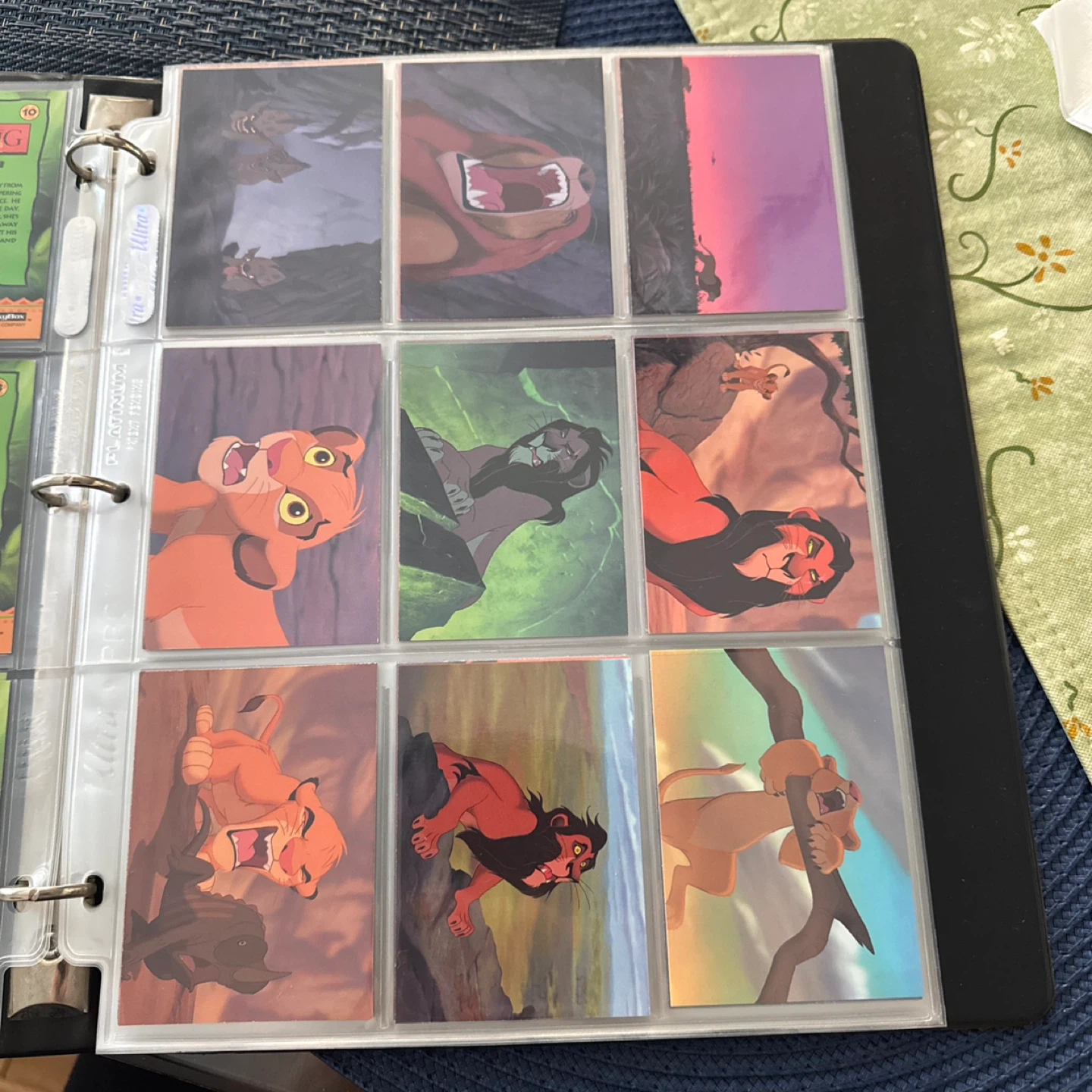 🏆 1994 Disney Lion King Card Set Series 1 Skybox Official Binder - photo 5