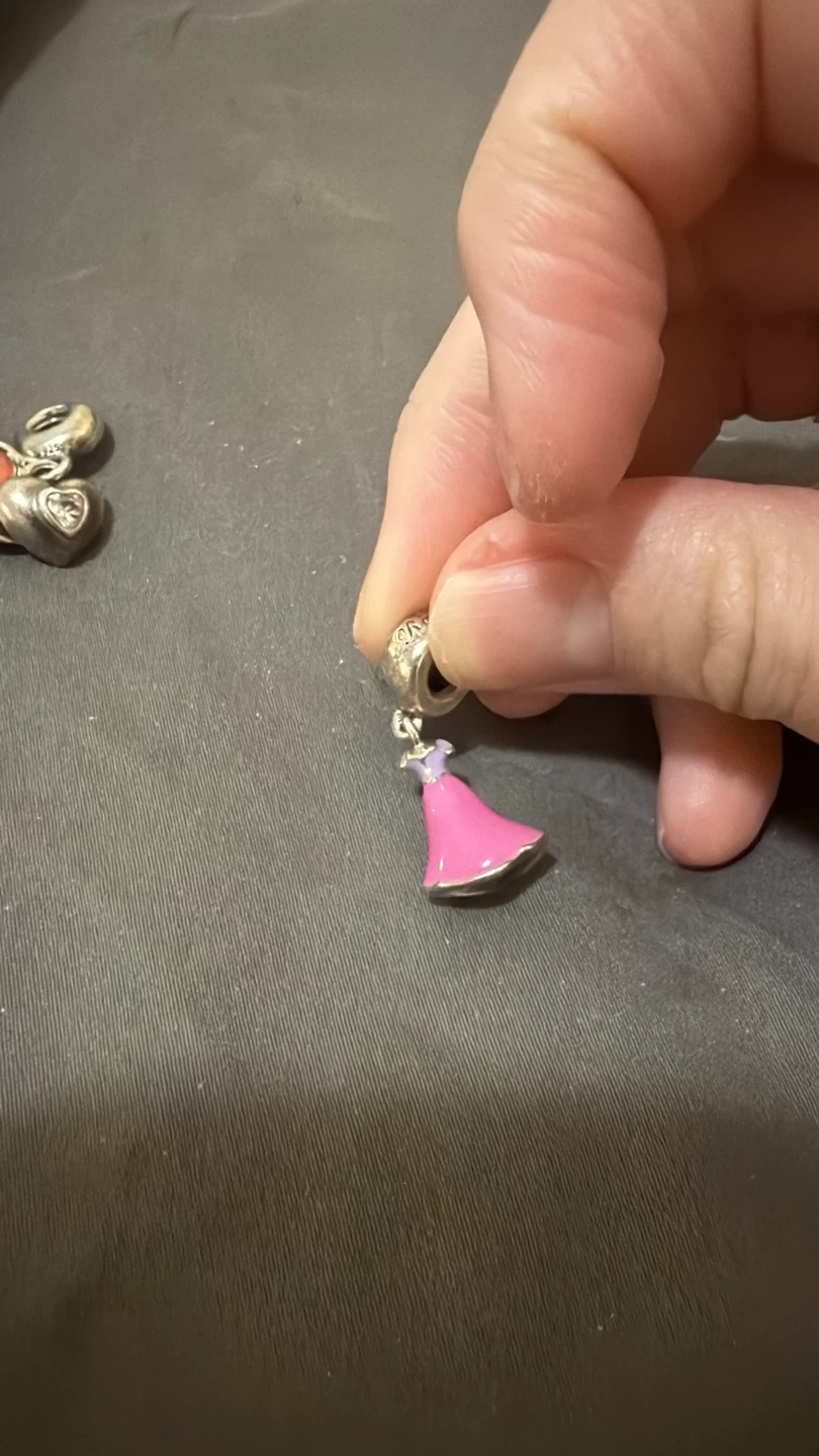Pandora Charms - Pink Dress, Heart, & "You & Me" - photo 3