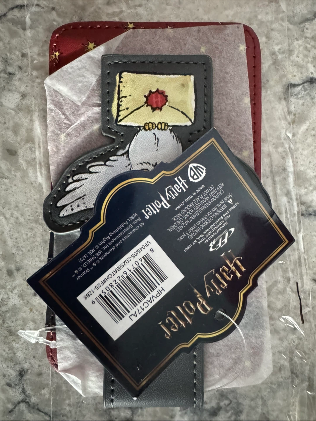 🏆 Harry Potter Card Holder Owl Hedwig Wallet Slim Compact NWT - photo 3