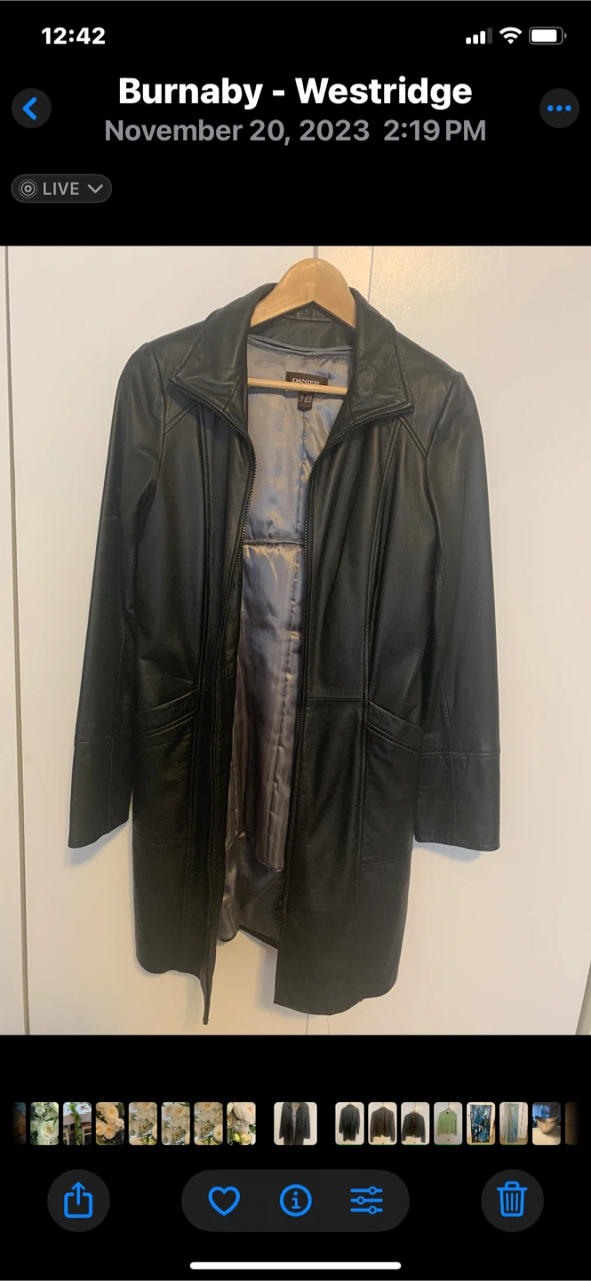 DANIEL Women's Black Leather Jacket 🏆