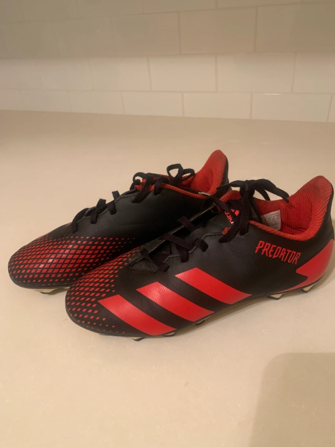 Adidas Predator Soccer Cleats Black Red - photo 2