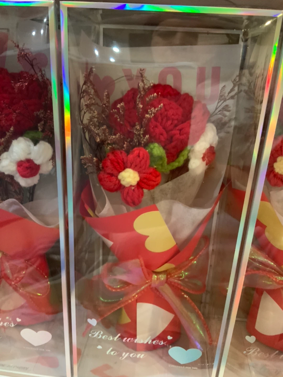 Crocheted Flower Bouquet in Gift Box - photo 5