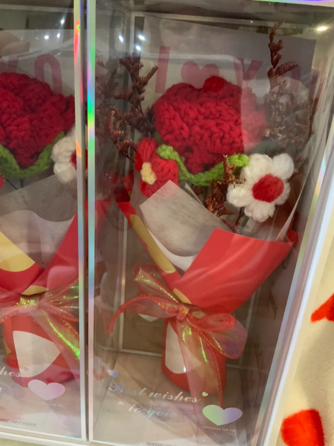 Crocheted Flower Bouquet in Gift Box - photo 4