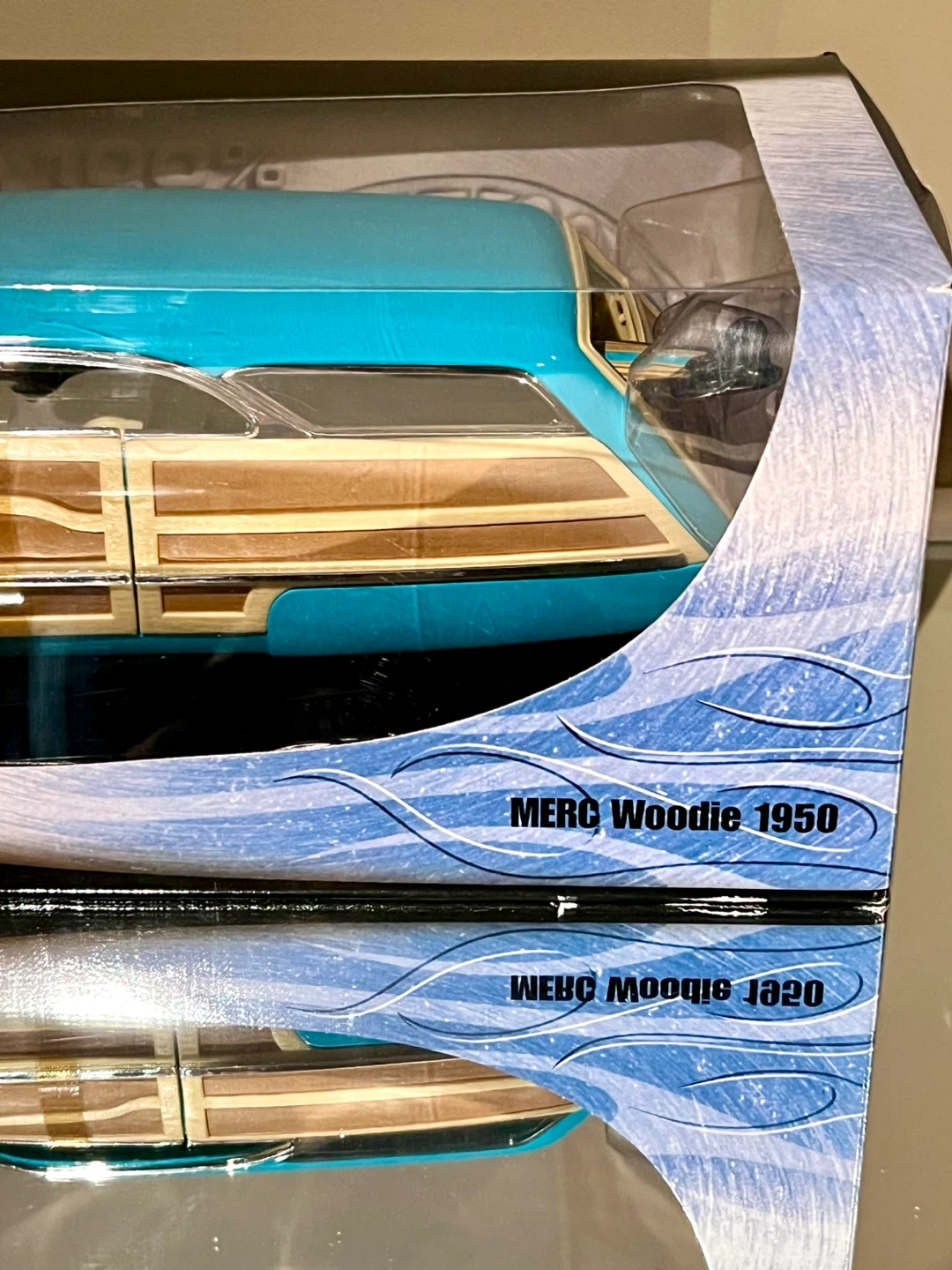 Hot Wheels MERC Woodie Turquoise Blue 1950 Die-Cast Car 🏆 - photo 3