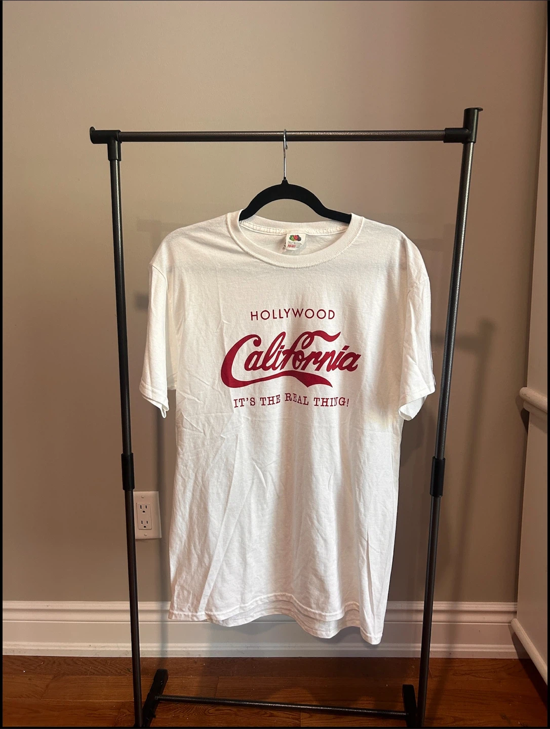 Fruit of the Loom White Hollywood California T-Shirt - photo 2