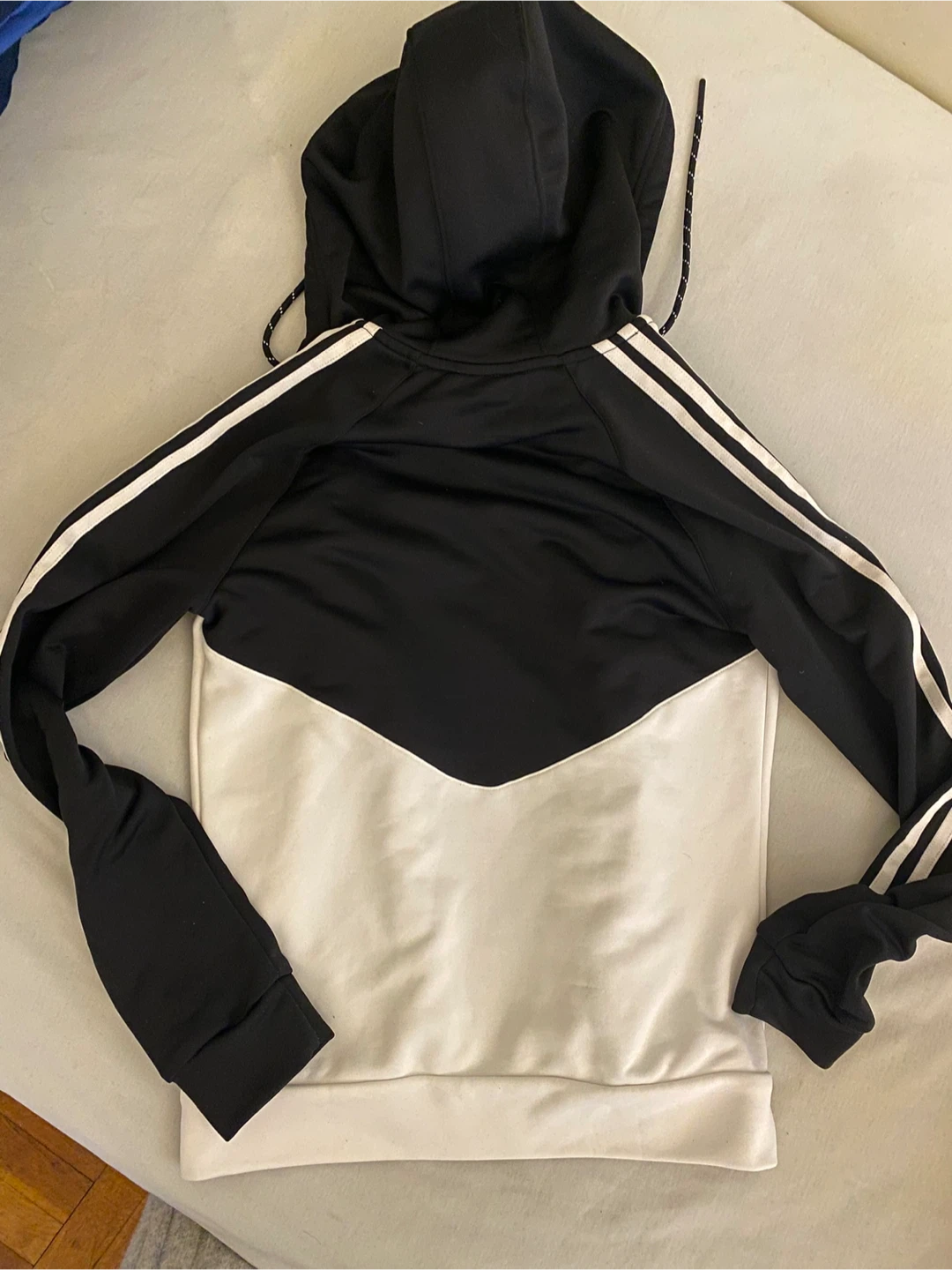 Adidas Zip-Up Hoodie Jacket White/Black - photo 4