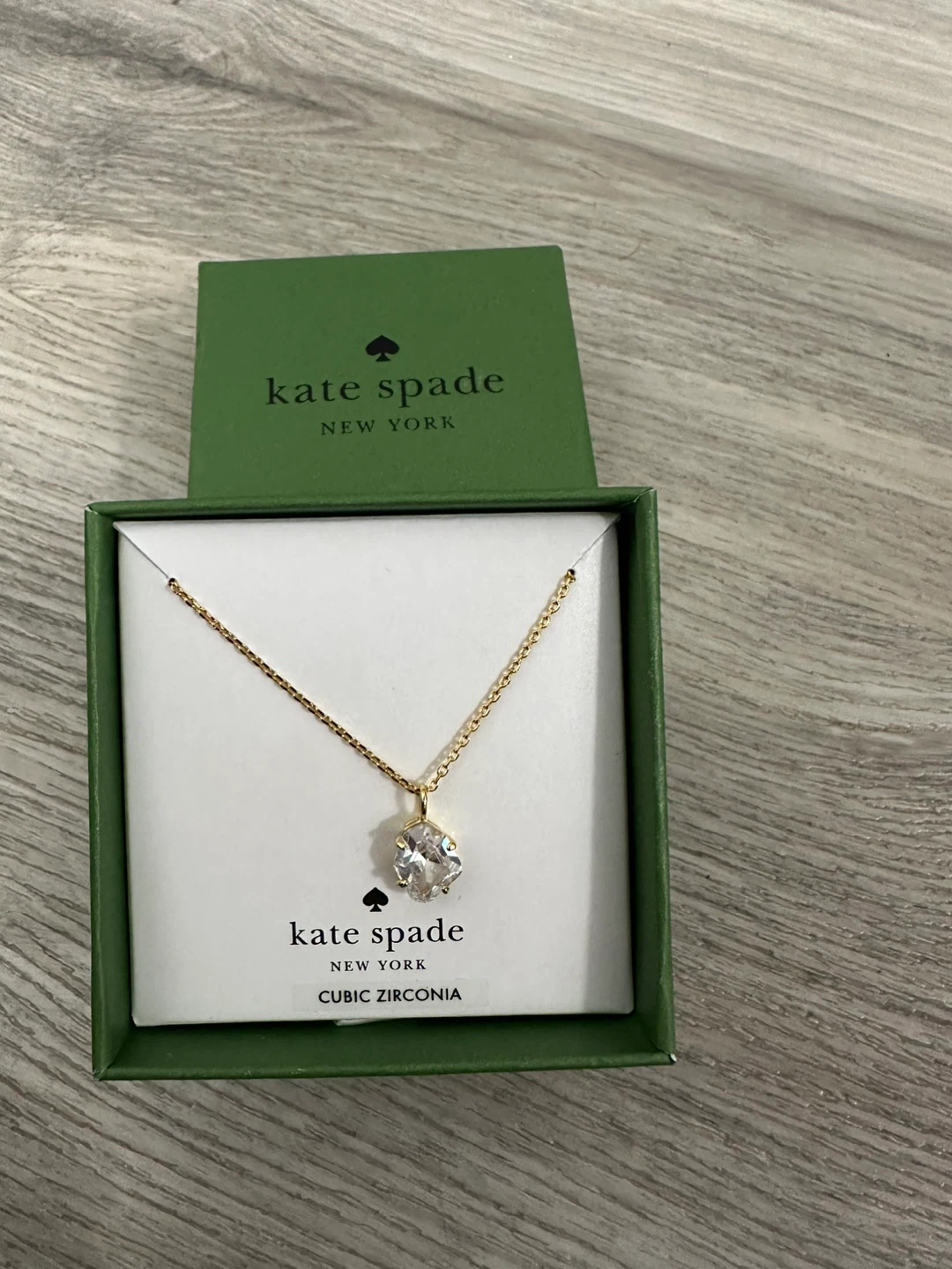 Kate Spade New York Cubic Zirconia Pendant Necklace