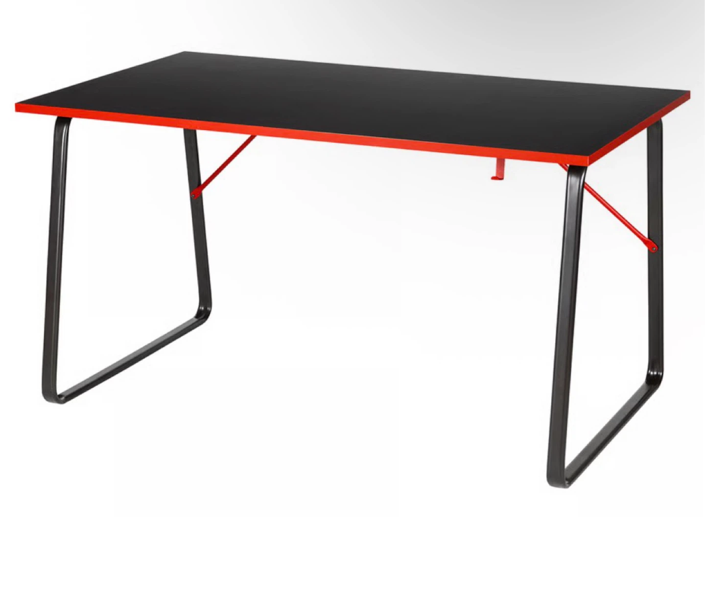 Black and Red Desk - 140cm Wide - photo 2
