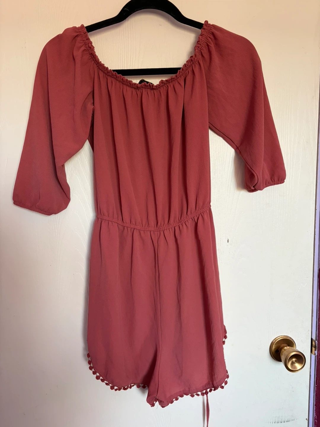 Revamped Off-Shoulder Romper - Size Medium - photo 5