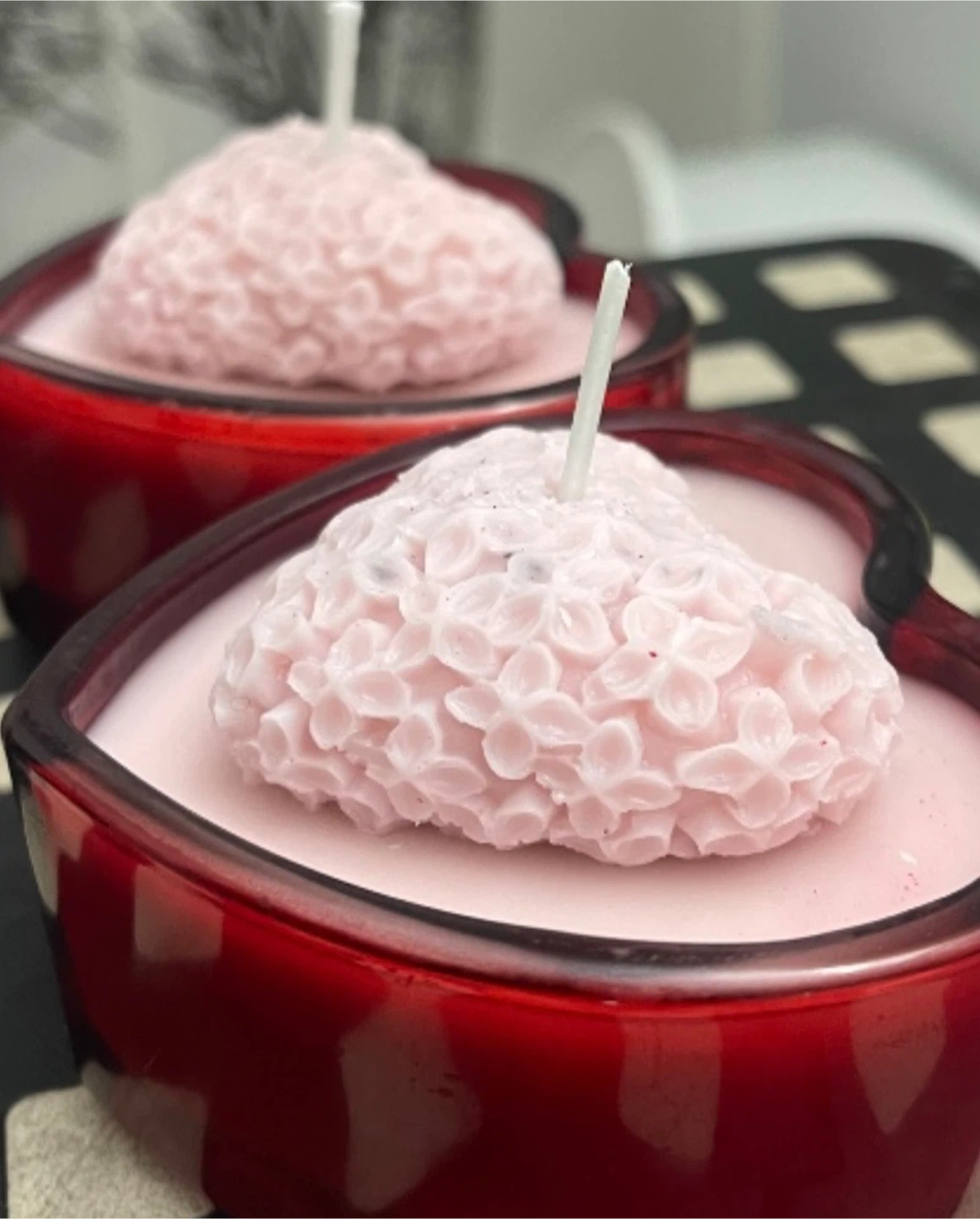 Pair of Heart-Shaped Candles - photo 5