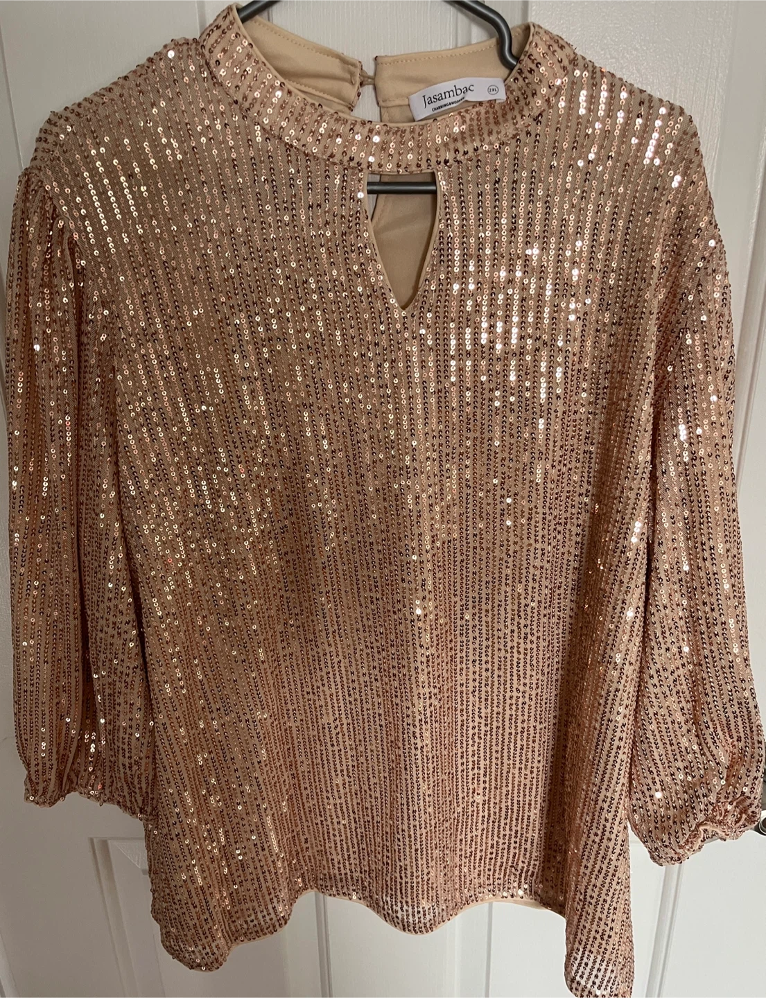Jasambac Sequin Top - Rose Gold🏆