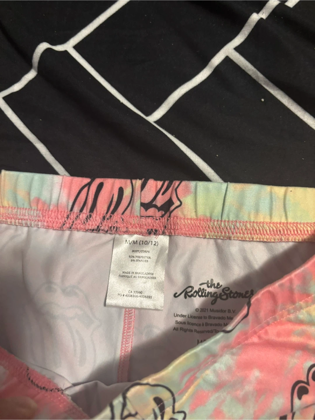 The Rolling Stones Tie-Dye Bike Shorts - photo 2