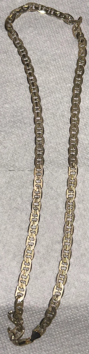 18 carrot Gold Mariner Link Chain - photo 4