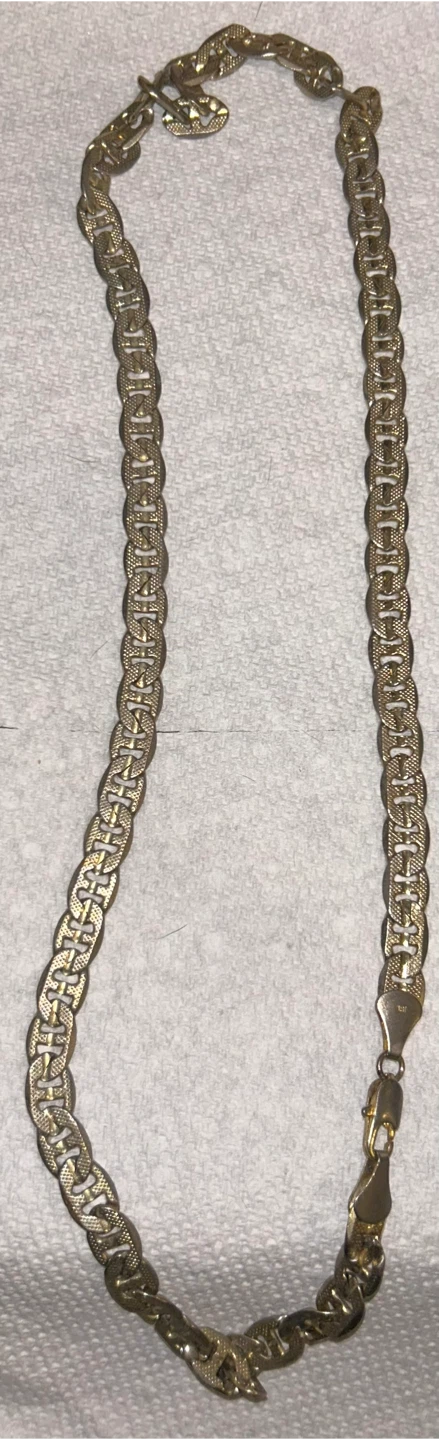 18 carrot Gold Mariner Link Chain - photo 5