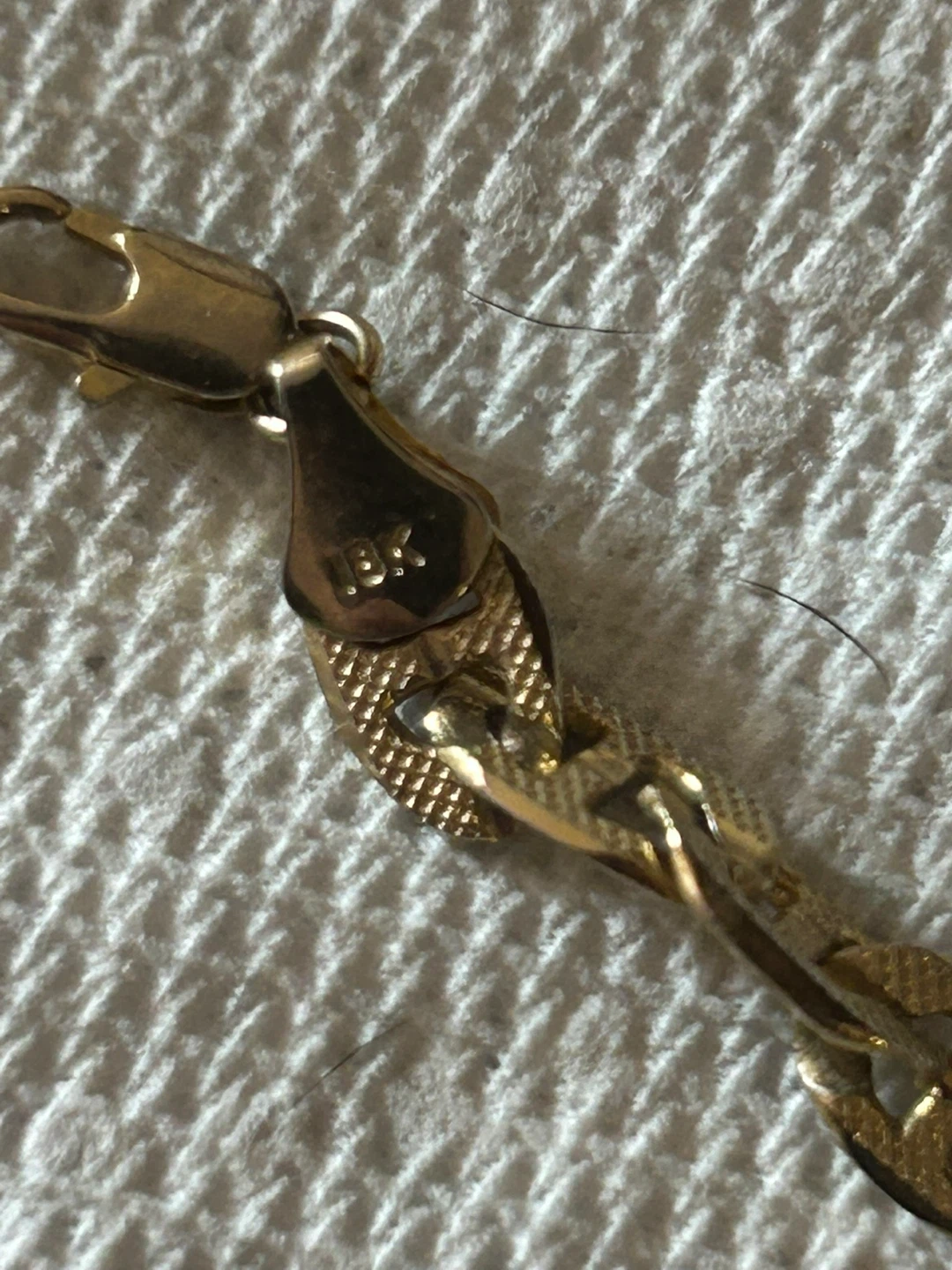 18 carrot Gold Mariner Link Chain - photo 3