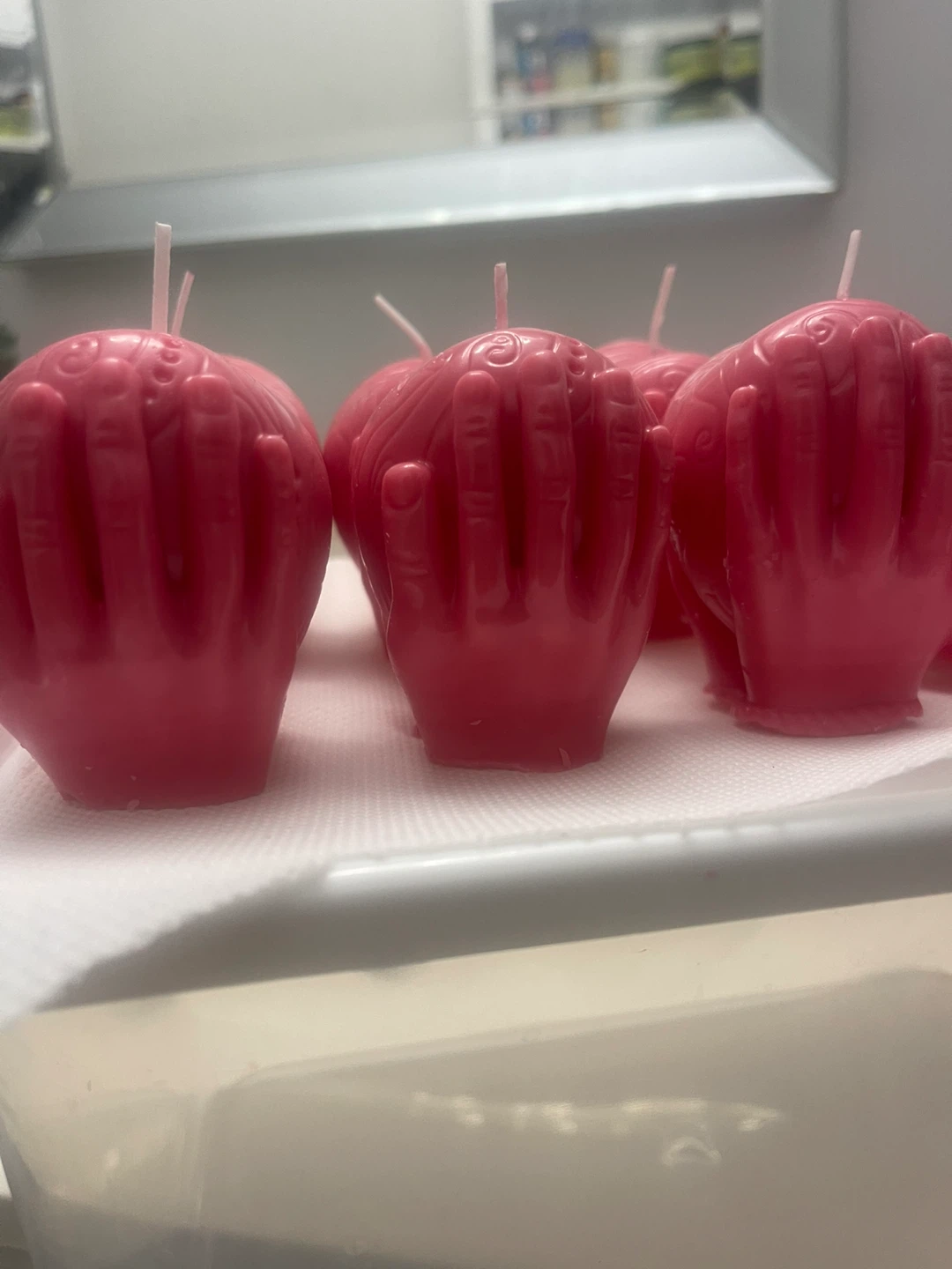 Heart Shaped Hand Candle - photo 4
