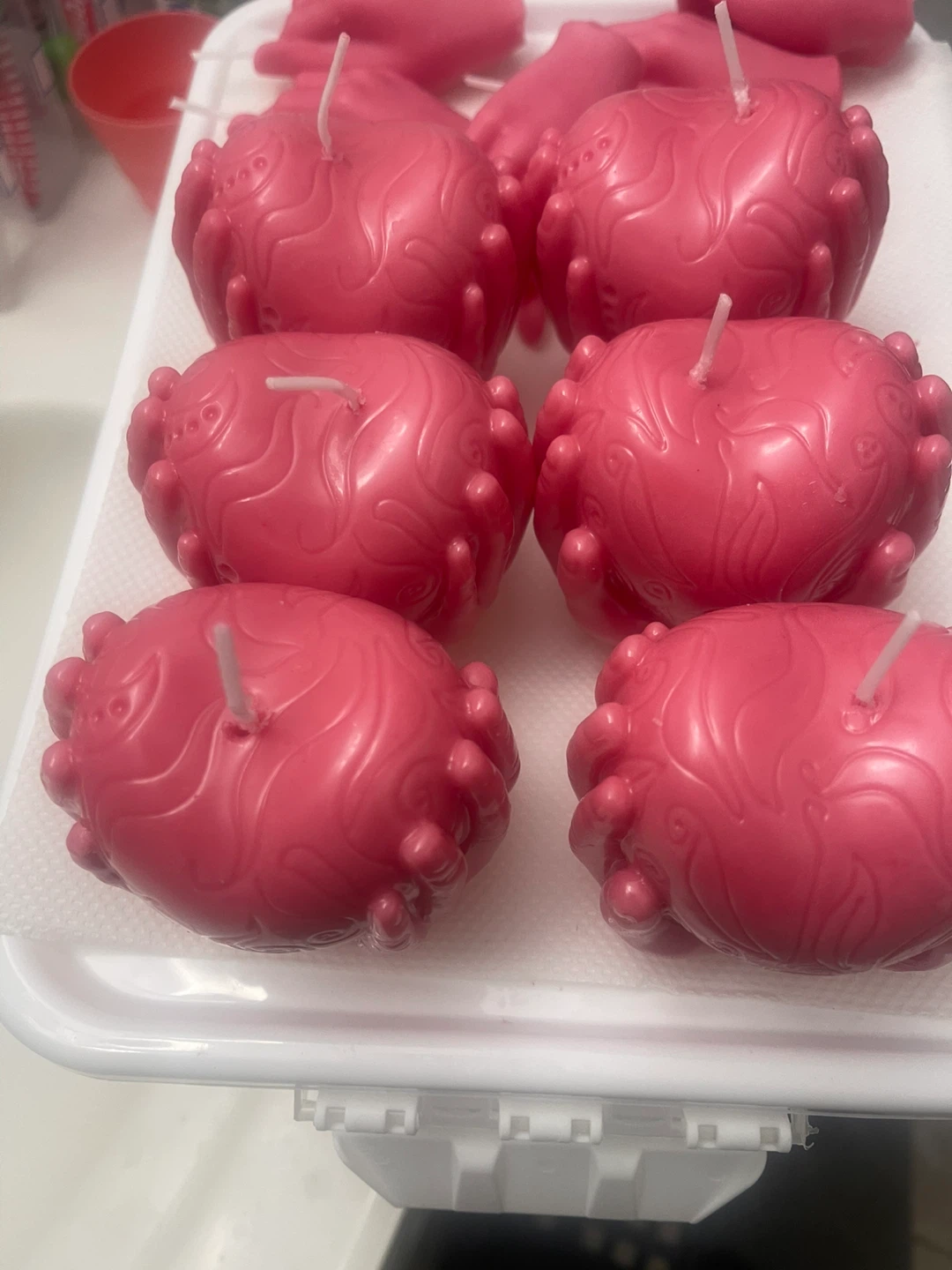 Heart Shaped Hand Candle - photo 2
