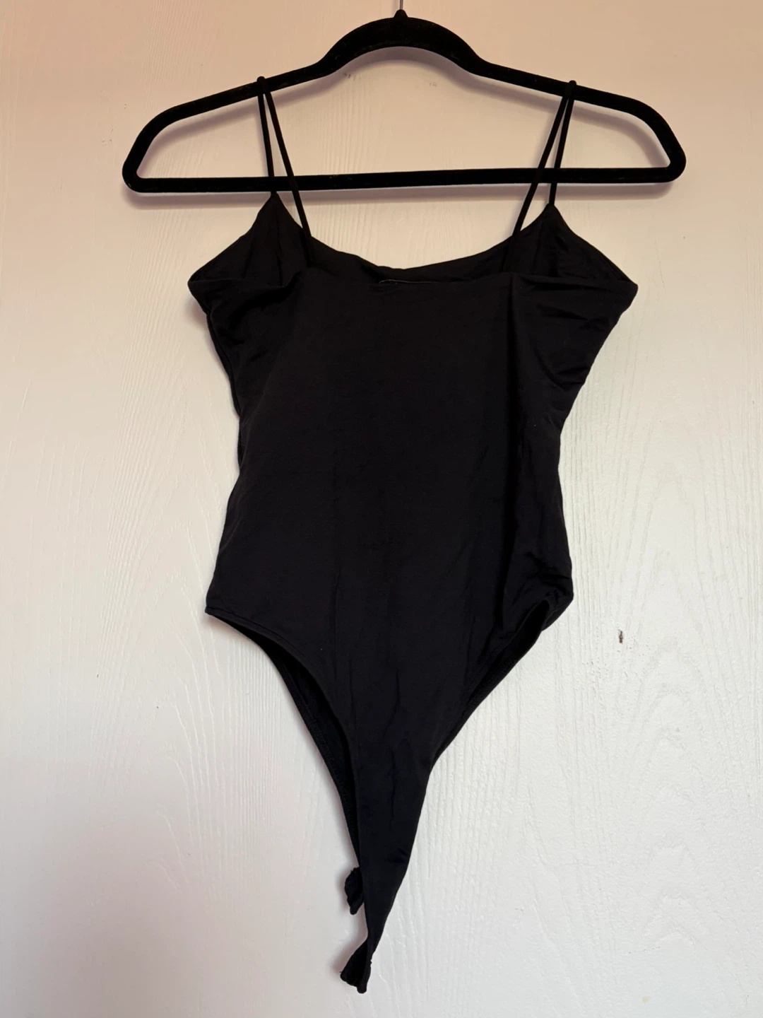 Zara Black Spaghetti Strap Bodysuit Size Medium - photo 4
