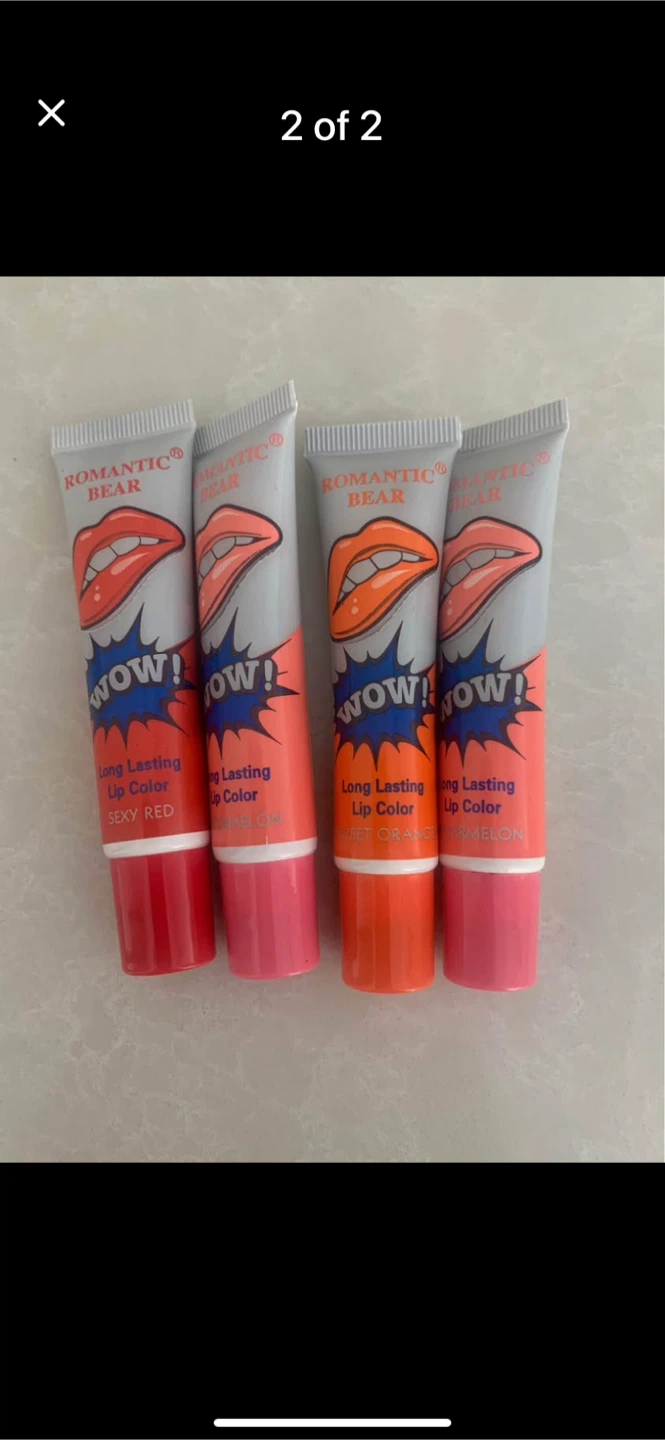 Romantic Bear Long Lasting Lip Color (4 Pack)