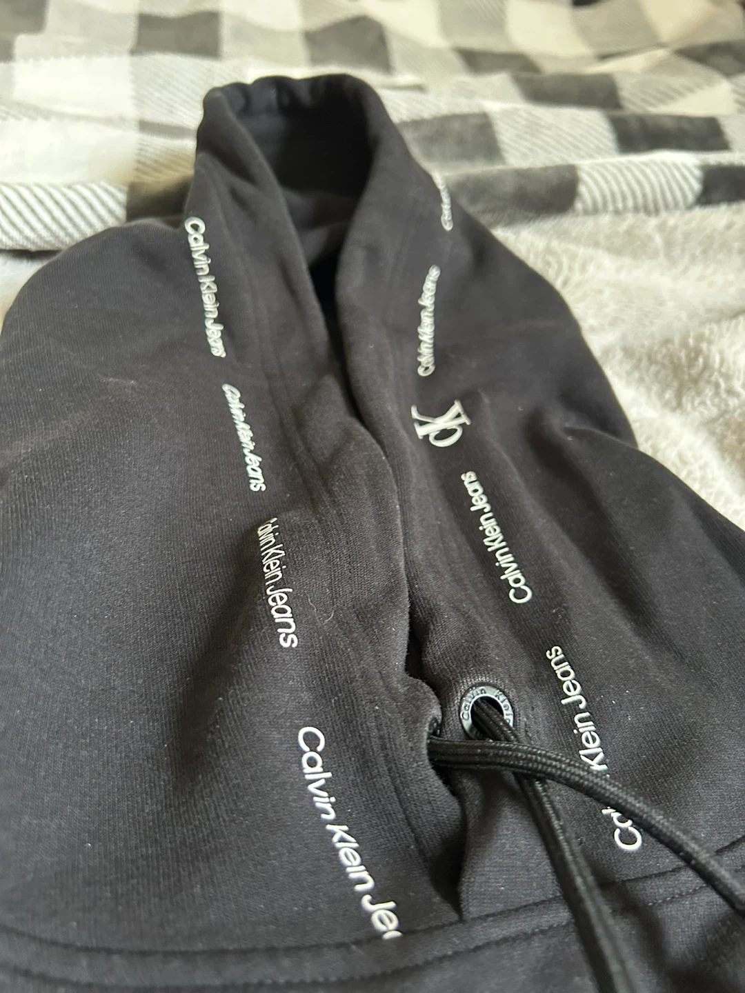 Calvin Klein Jeans Black Hoodie Size S - photo 2