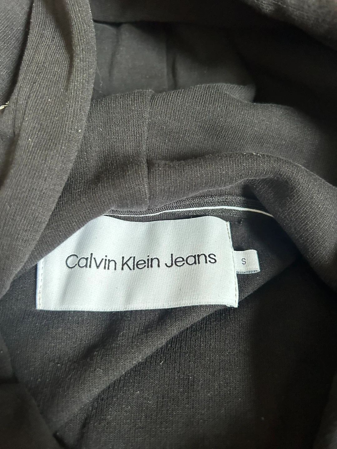 Calvin Klein Jeans Black Hoodie Size S - photo 4