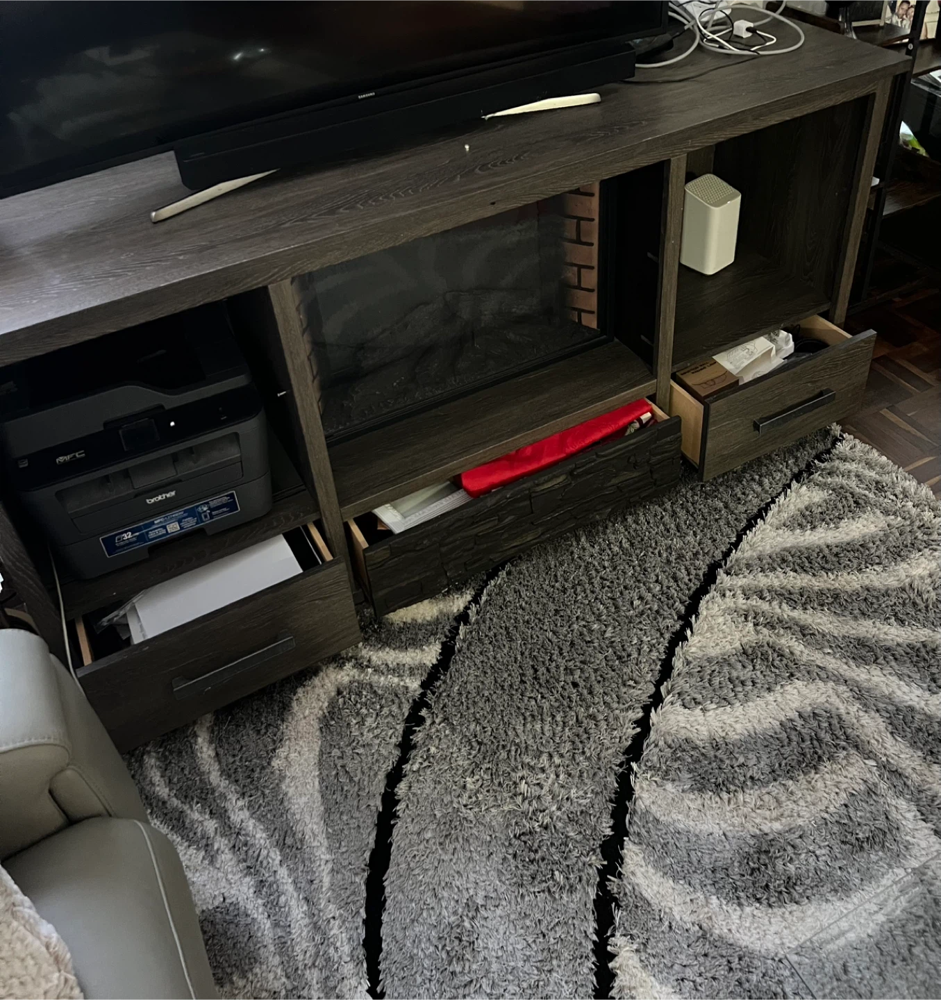 Electric Fireplace TV Stand - photo 2