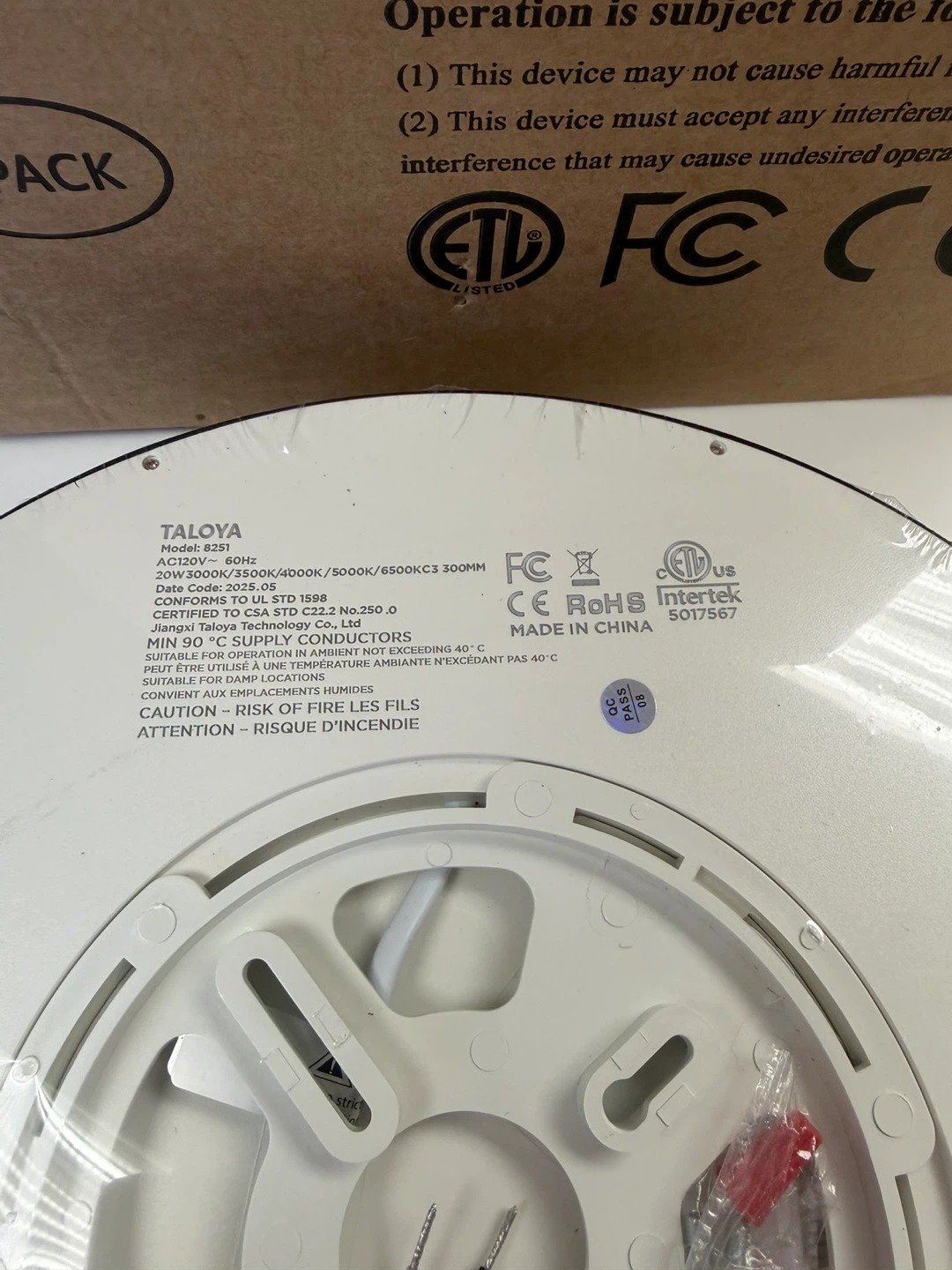 Taloya LED Ceiling Light 12 in - photo 5