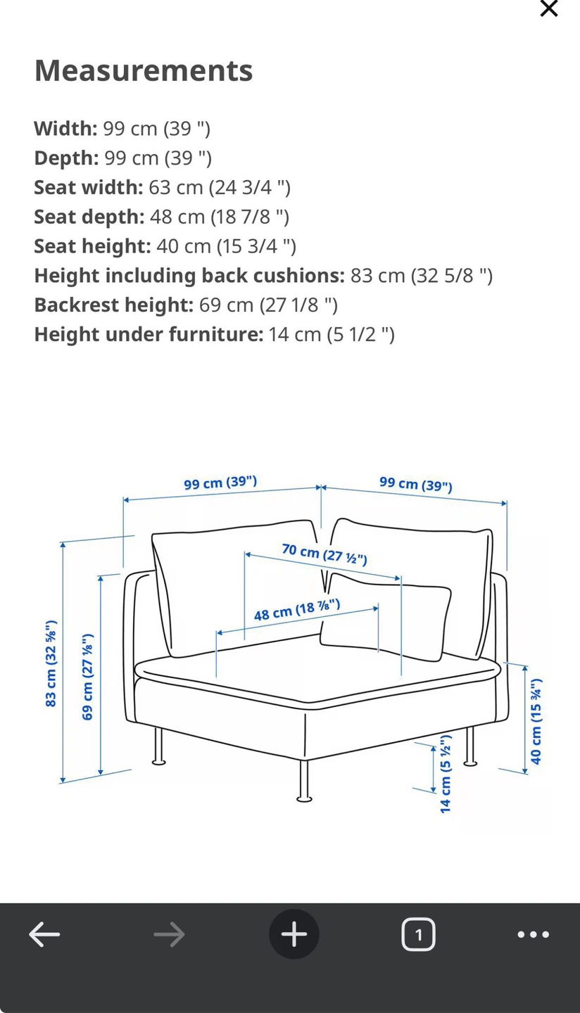 Ikea Soderhamn Corner Sectional in beige/grey - photo 5
