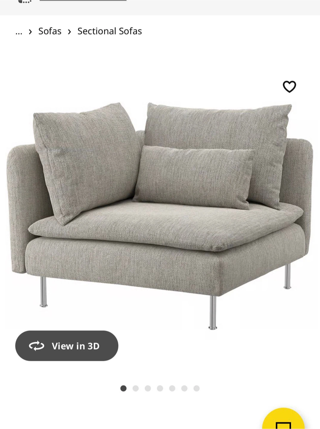 Ikea Soderhamn Corner Sectional in beige/grey - photo 4