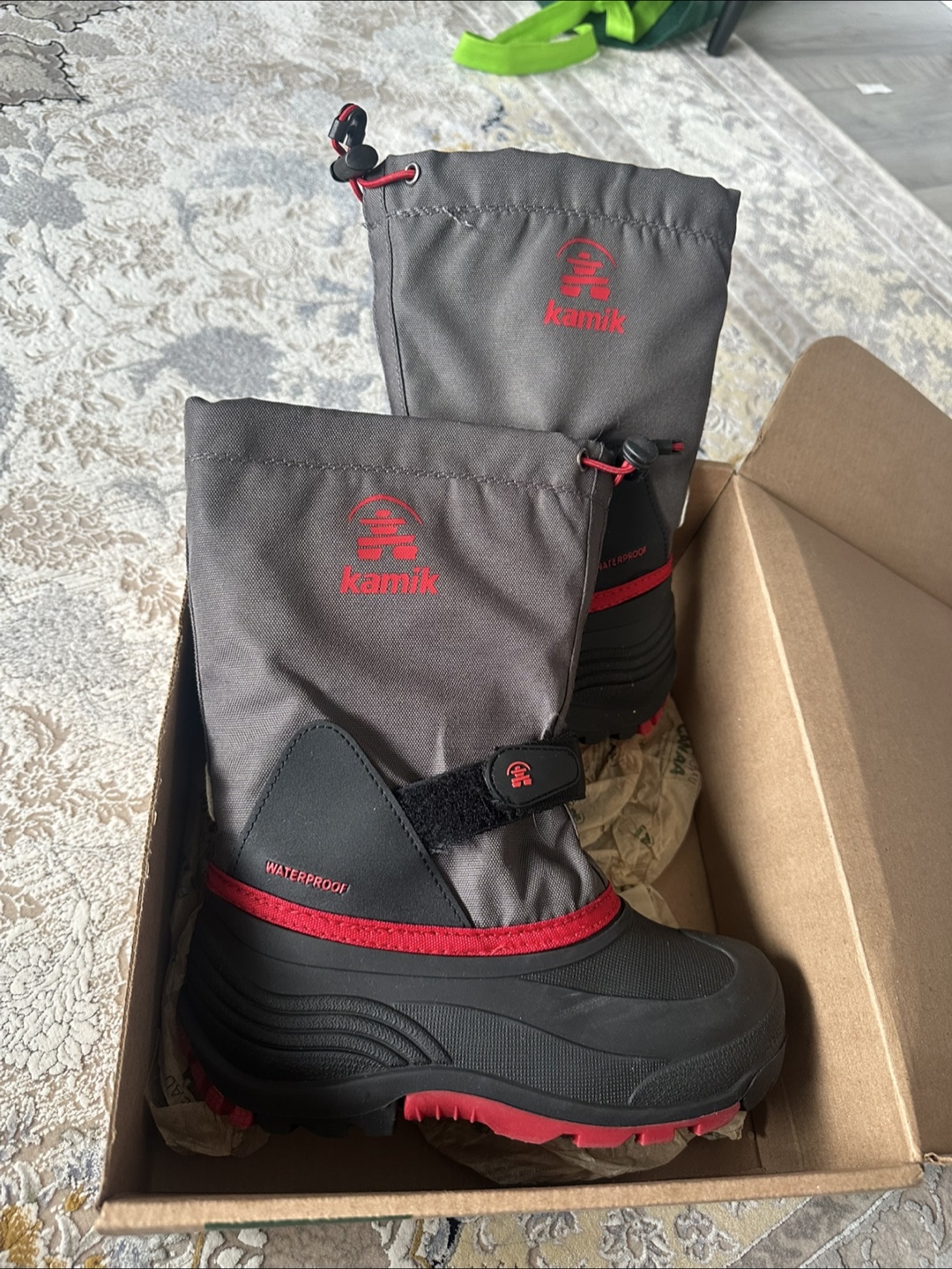 Kamik Waterproof Toddler Winter Boots - Size 33_34