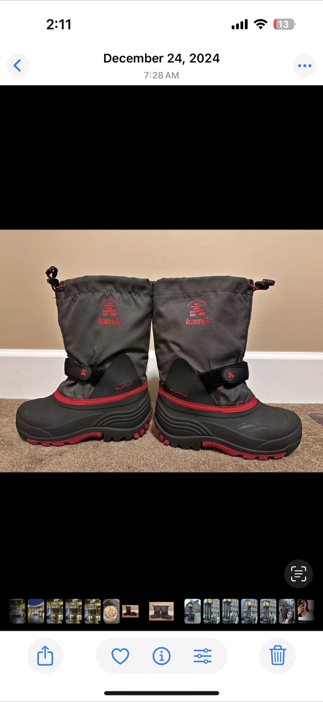 Kamik Waterproof Toddler Winter Boots - Size 33_34 - photo 2