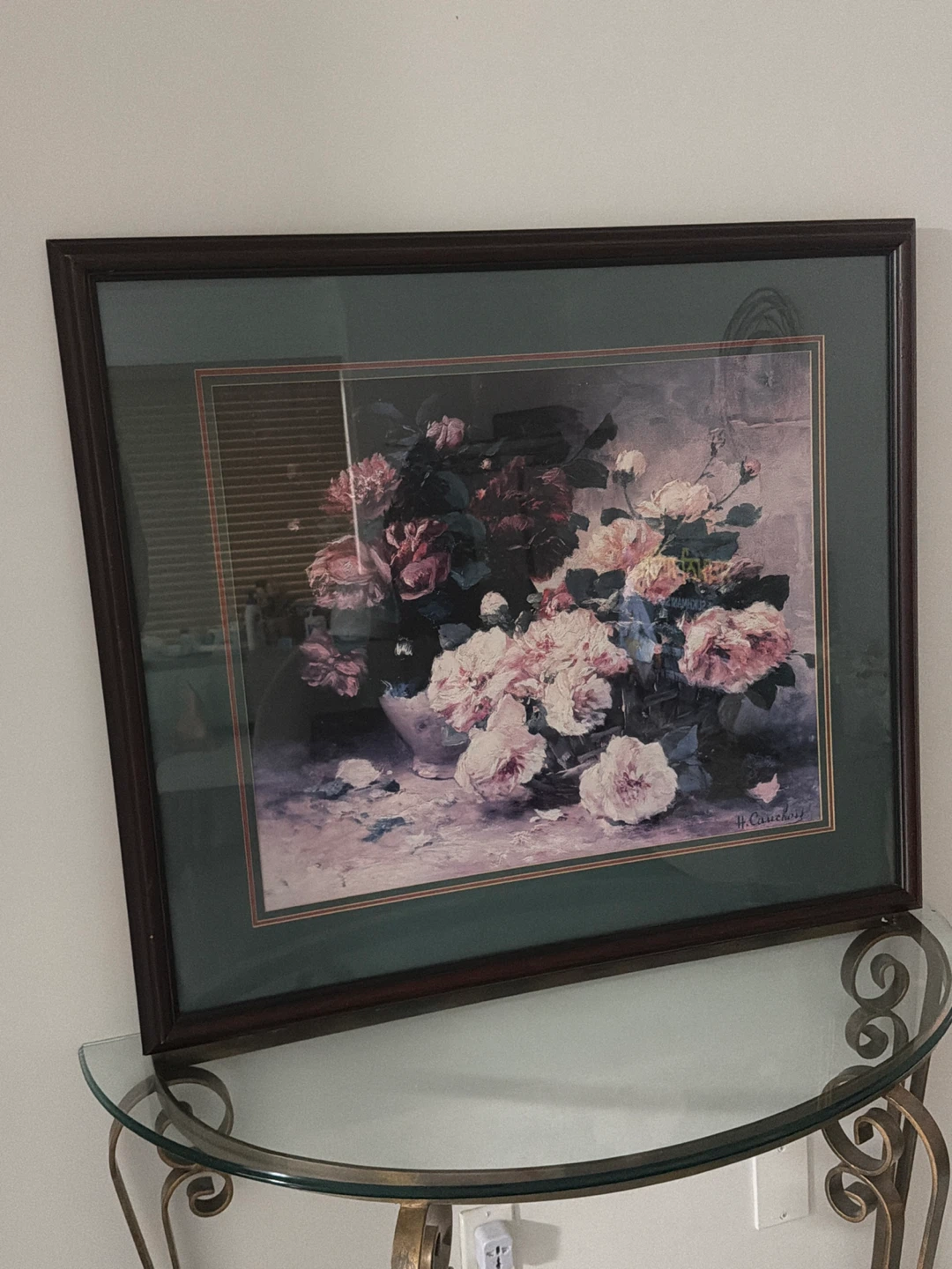 Framed Floral Art Print