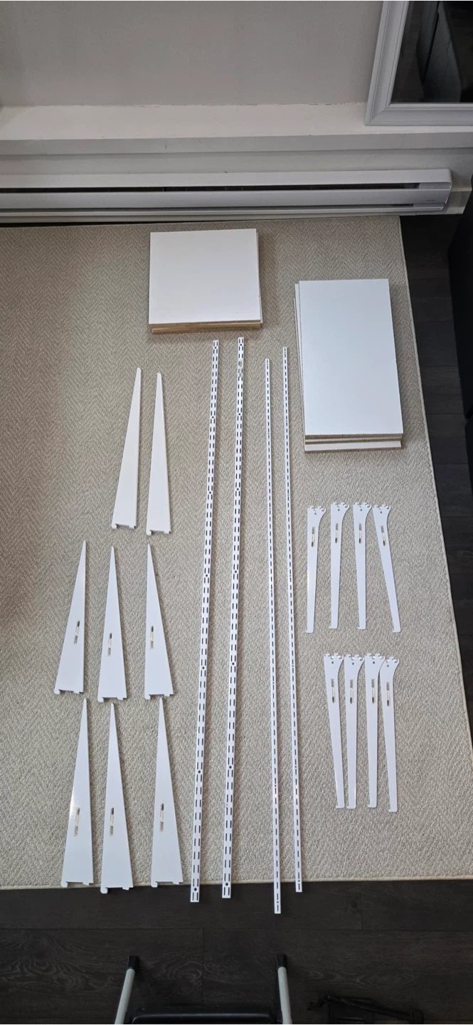 🏆 Track Shelving System Components - Rubbermaid
