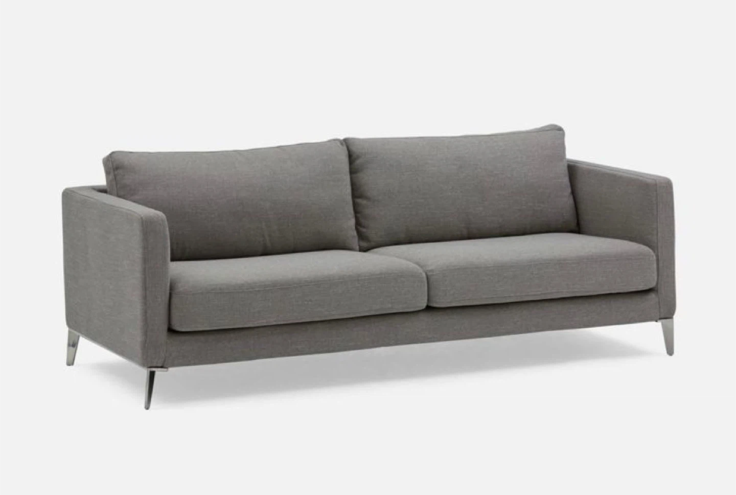 Structube Carine Upholstered 3-Seater Sofa in Light Grey - photo 5
