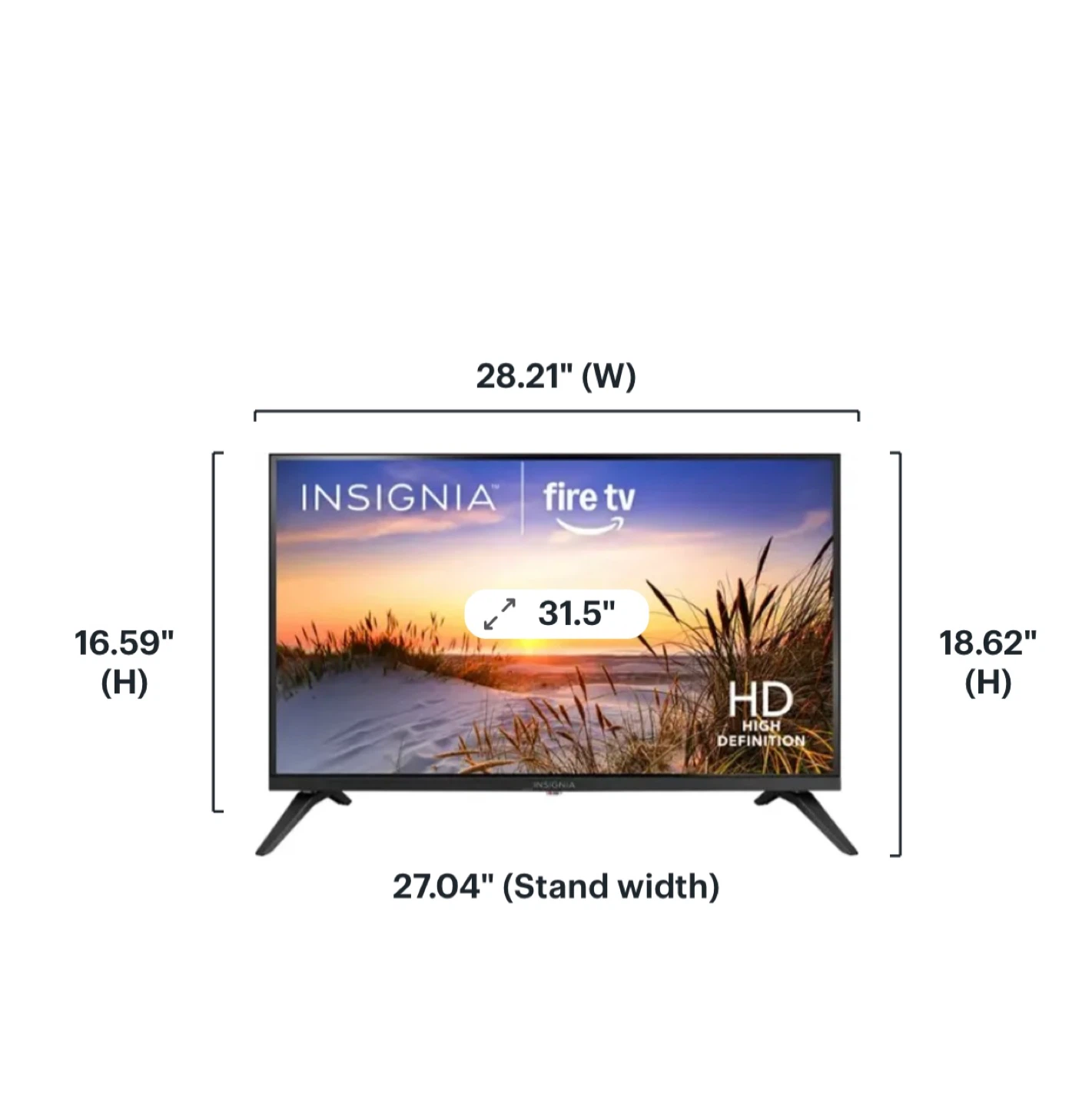 Insignia 31.5" Fire TV HD High Definition Smart TV - photo 2
