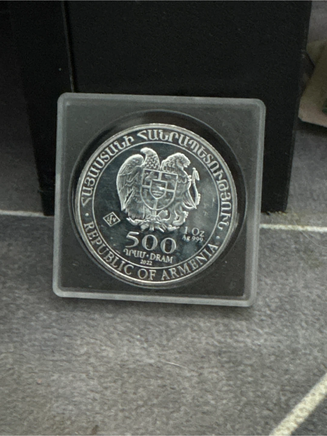 2 2022 Republic of Armenia 1 oz Ag 999 Noah's Ark Coin🏆 - photo 2