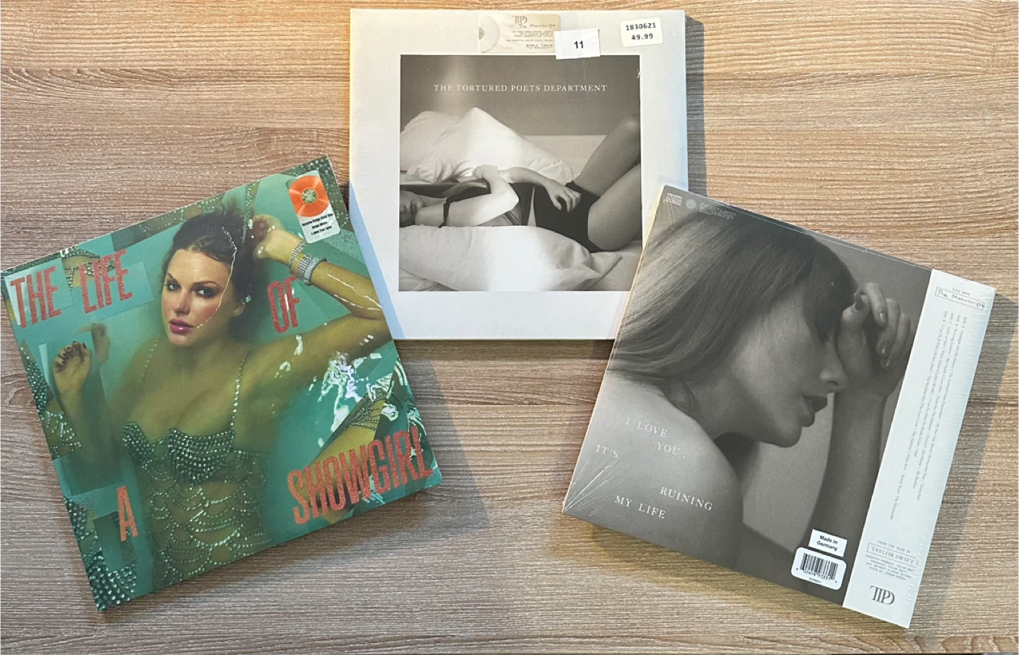 Taylor Swift TTPD & TLOAS Vinyl Records