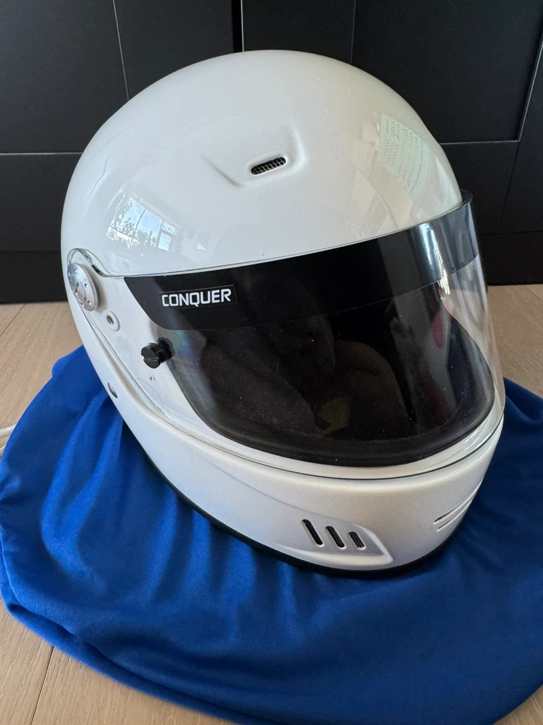 Conquer Full Face Helmet SA2015 White 🏆